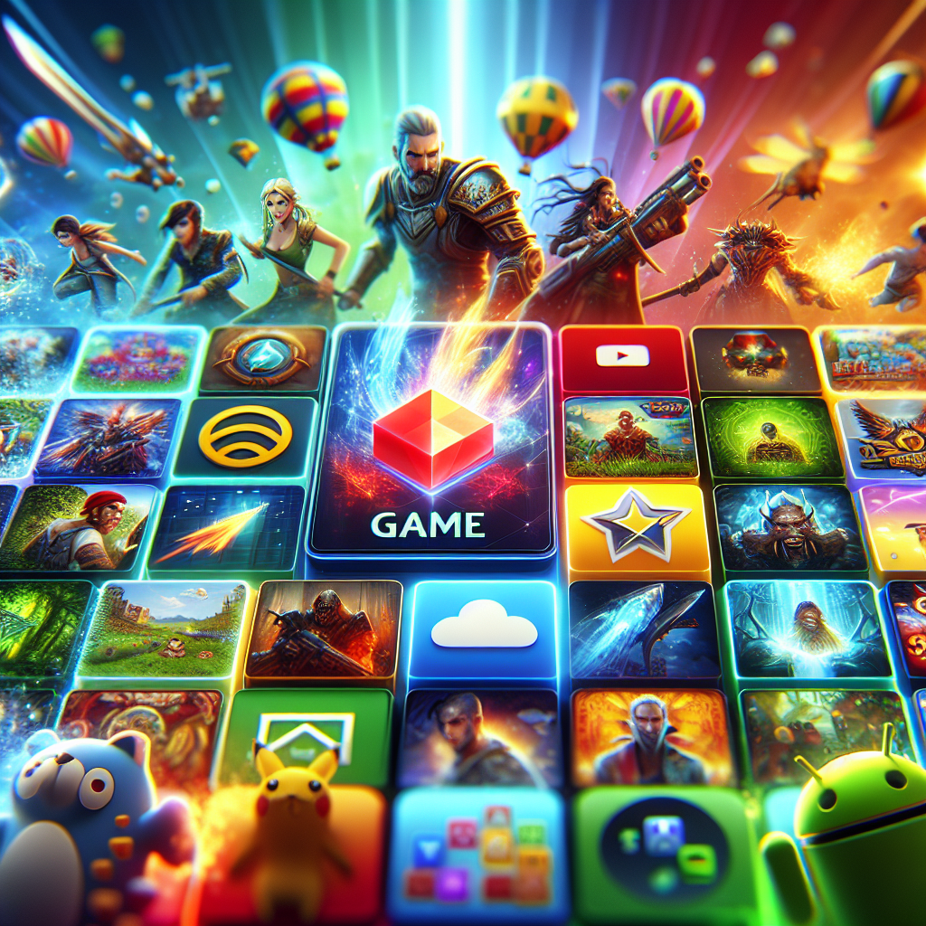 A variety of online games